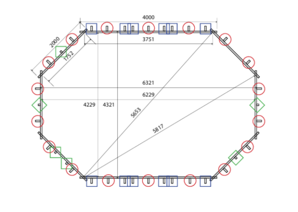 Drveni bazen Vlaka 6.72 x 4.72 x ↕1.46 m - Slika 12